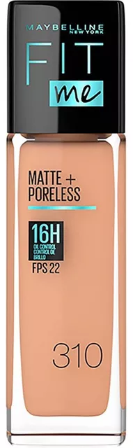 Base De Maquillaje Maybelline Fit Me Matte Poreless 30 Ml