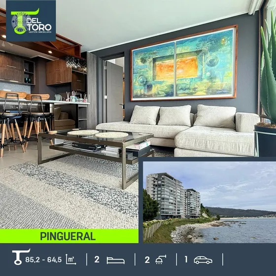 Departamento En Venta De 2 Dorm. En Pingueral, Tomé