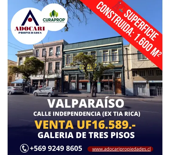 Valparaíso - Galeria De Tres Pisos Calle Independencia