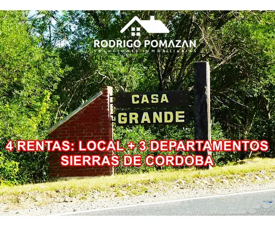 Rematamos Casa Quinta Casa Grande Cba. 3 Departamentos+local P/renta 