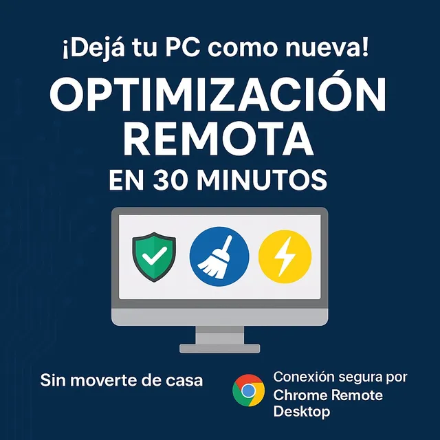 Reparación De Pc Remota - Acelerá Tu Computadora