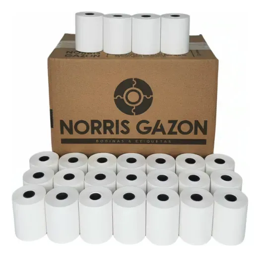 Bobinas térmicas 57 x 30 mm (caixa com 30) Bobinas térmicas 57 x 30 mm (caixa com 30)