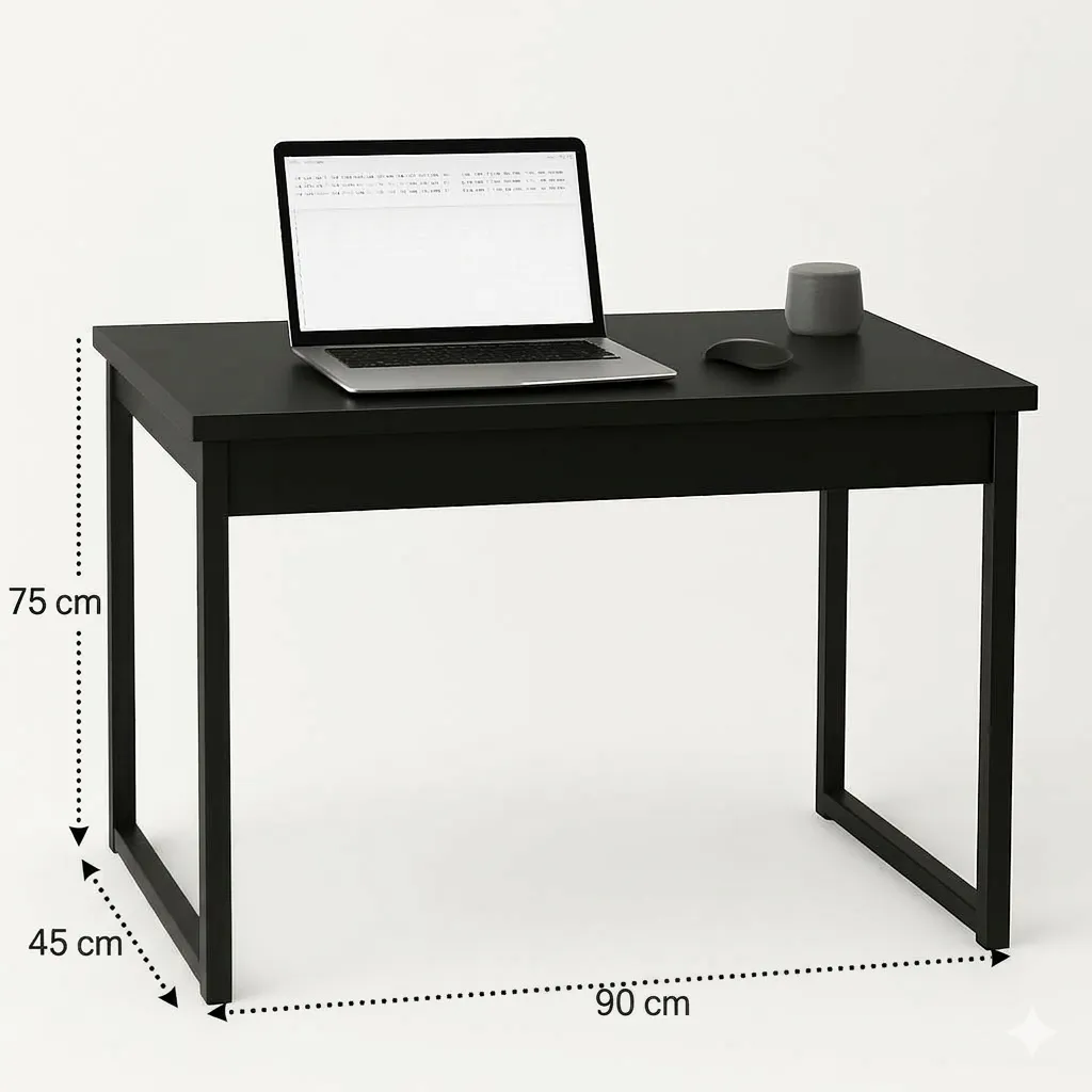 Mesa Home Office Escrivaninha Industrial Quarto Notebook 3