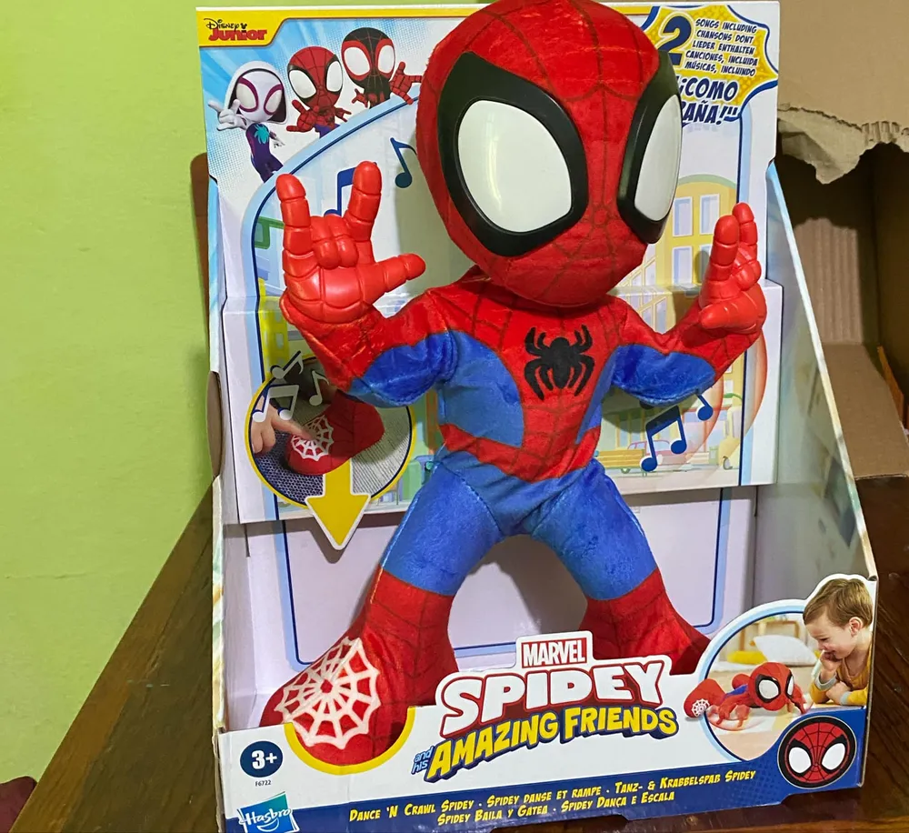Spidey Y Sus Amigos Peluche Interactivo Spidey Baila Y Trepa