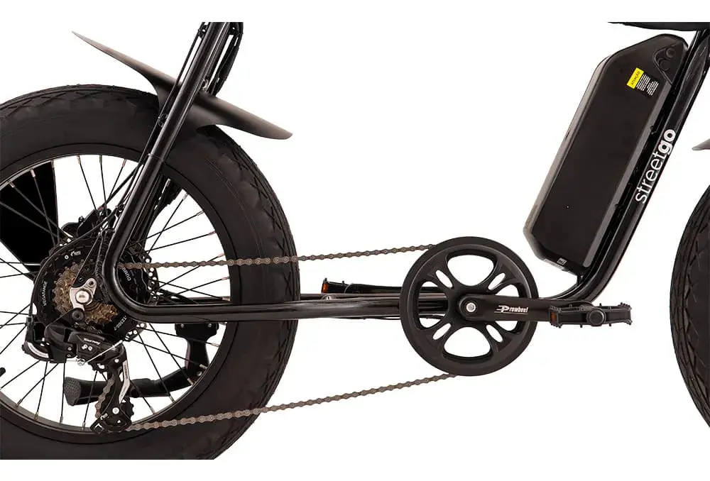 Bicicleta Elétrica Streetgo S12 750w Alumínio 48v 32km/h 15ah Freios Hidráulicos Preto — foto 5 de 6