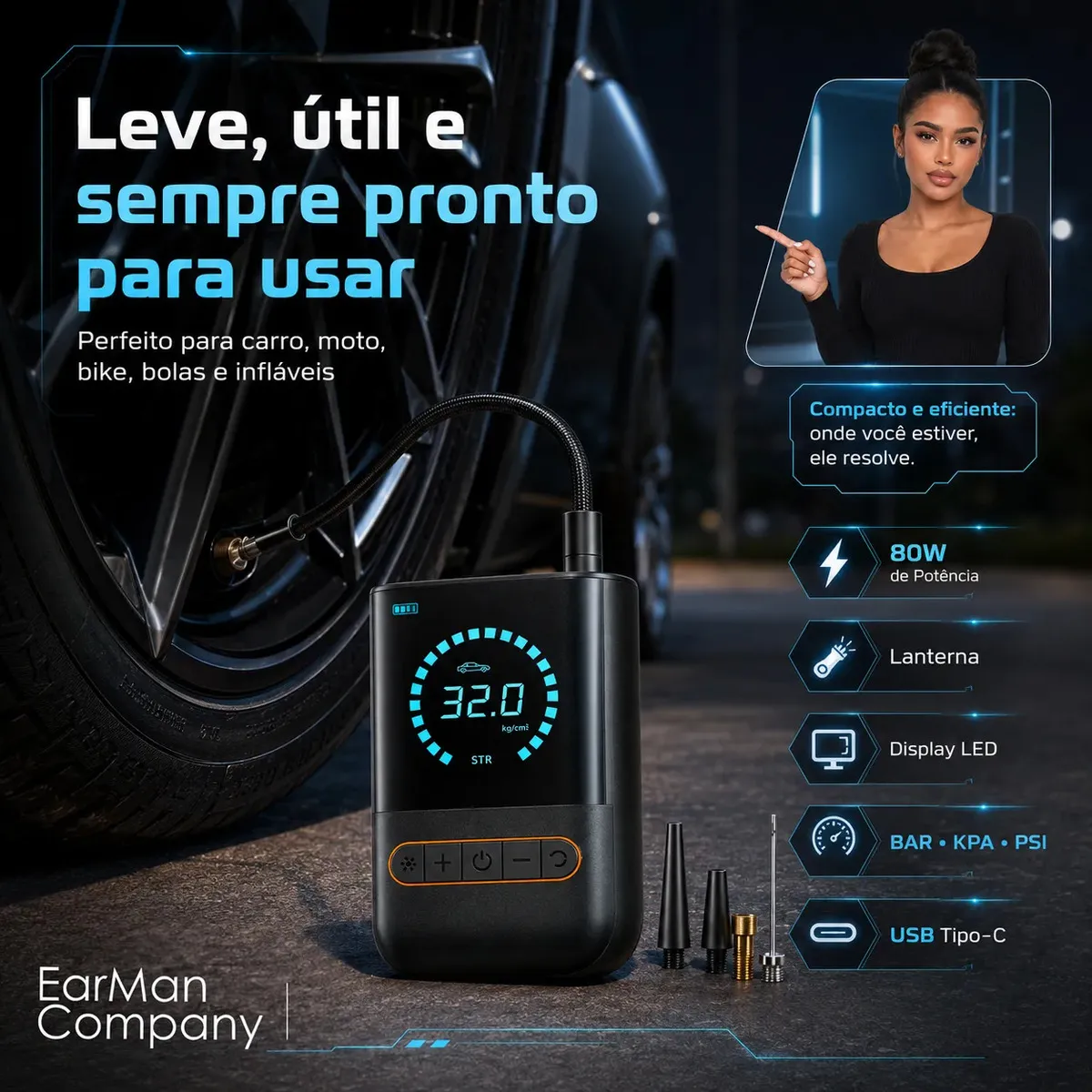 Comparação Mini Compressor De Ar Digital