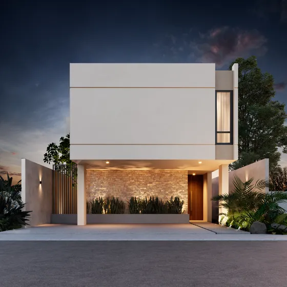 Casa(magnolia) En Venta En Zenara, Privada Xcanatun, Gran San Pedro Cholul