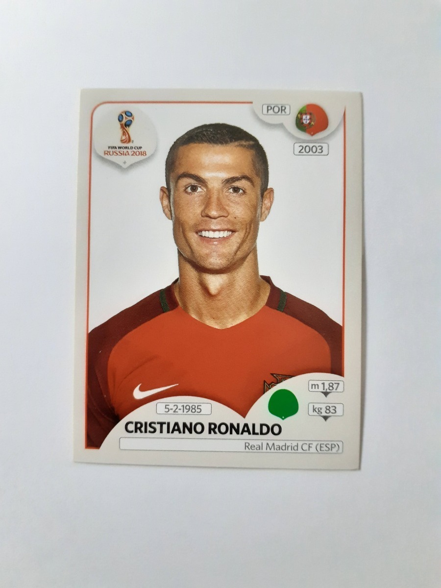 Figurinha Copa Do Mundo 2018 Cristiano Ronaldo Cr7 Panini Mercadolivre