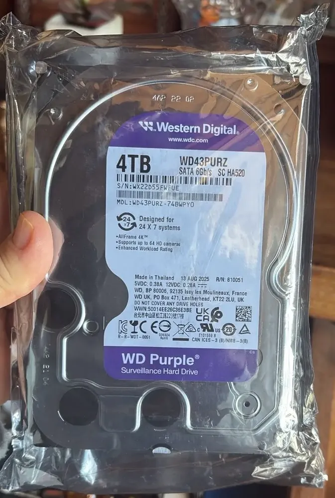 Disco Duro Western Digital Purple Sata 4 Tb Color Púrpura | Cuotas