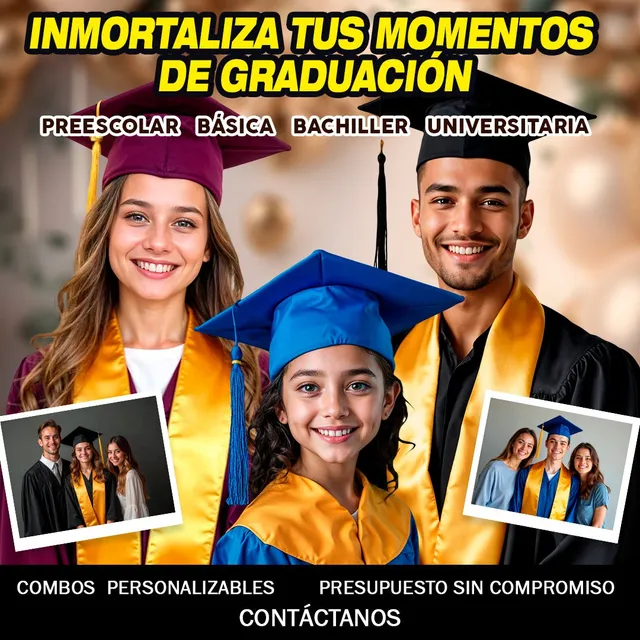 Paquetes De Grado Preescolar Sexto Bachiller Graduaciones