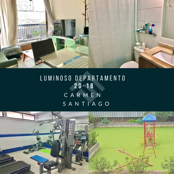Moderno Dpto 2d 1b - 40m2 - Santiago