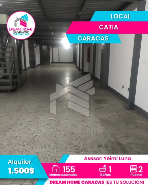 En Alquiler Local Comercial Calle El Atlántico De Catia.