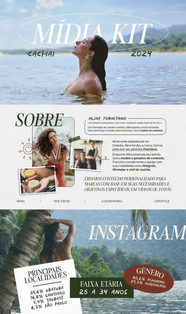 Midia Kit P/ Blogueira/influencer (novo Modelo - Site) 