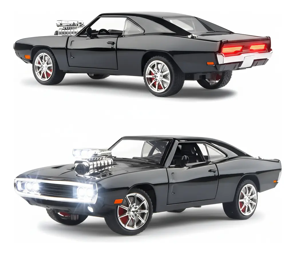 Dodge Charger 1970 Velozes e Furiosos 1:24 Luz Som