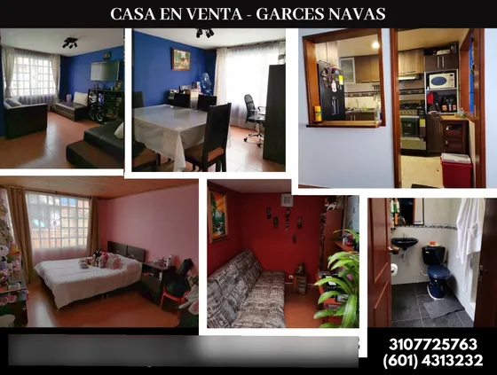 Casa En Venta Garcés Navas - Noroccidente De Bogota D.c