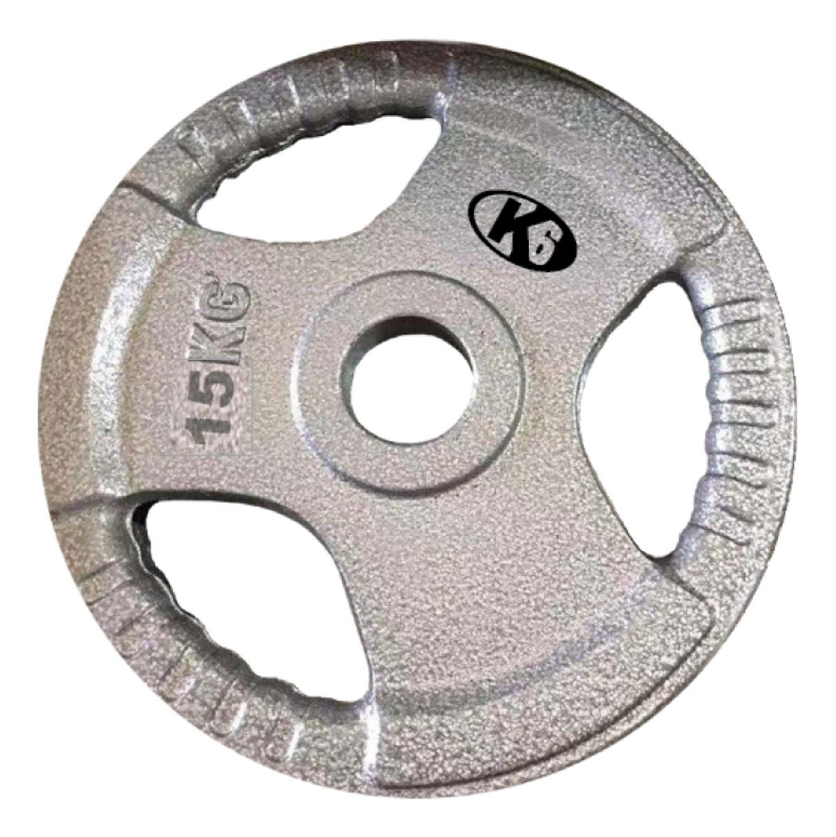 Disco De Pesas Estándar Hierro K6 15 Kg K6 Papeleta x 1 MODELO: K6 15 KG EST&Aacute;NDARLos Discos de Hierro K6 son esenciales para cualquier programa de rendimiento y desarrollo de la muscular. Sus m&uacute;ltiples usos permiten ampliar la variedad de tus