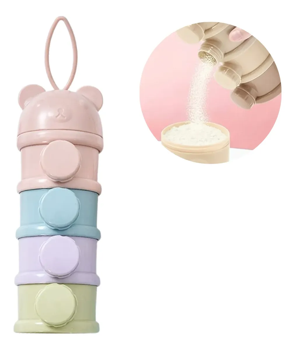 Dispensador Dosificador Contenedor Leche Polvo Bebe Snacks