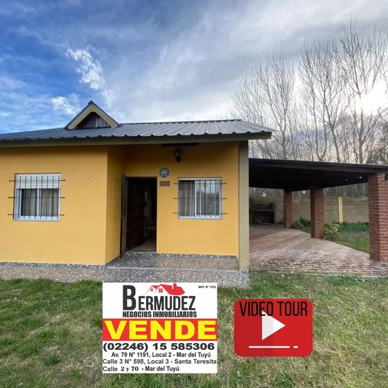 Venta Casa 4 Ambientes Sola En Lote Con Amplio Parque En Calle 80 Esquina 13 Mar Del Tuyu