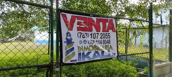 Venta Terreno 1000 M² Frente Estero Calzada Tuxpan Veracruz