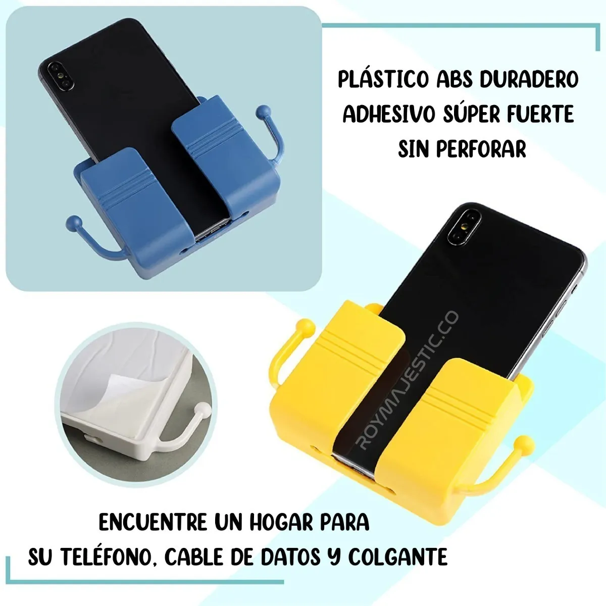 Soporte De Pared Para Celular Control Remoto, Adhesivo