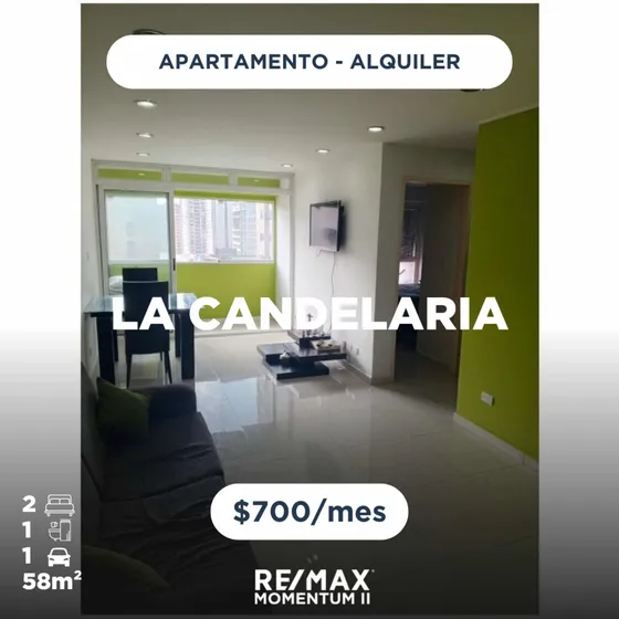 Negociable. Alquiler. Apto. La Candelaria. Caracas