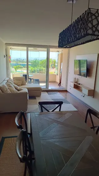 Arriendo Departamento Amoblado Condominio, Sector Peñuelas