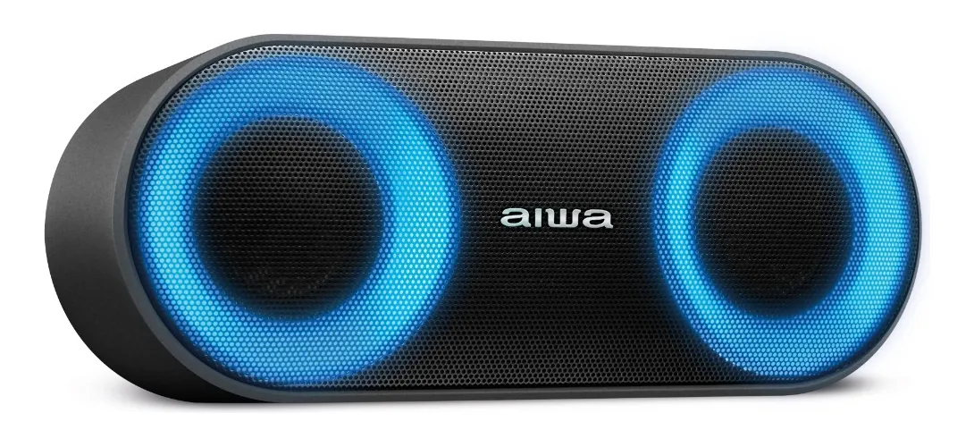 Aiwa AWS-SP-01 Caixa De Som Speaker Bluetooth Cor Preto Aiwa