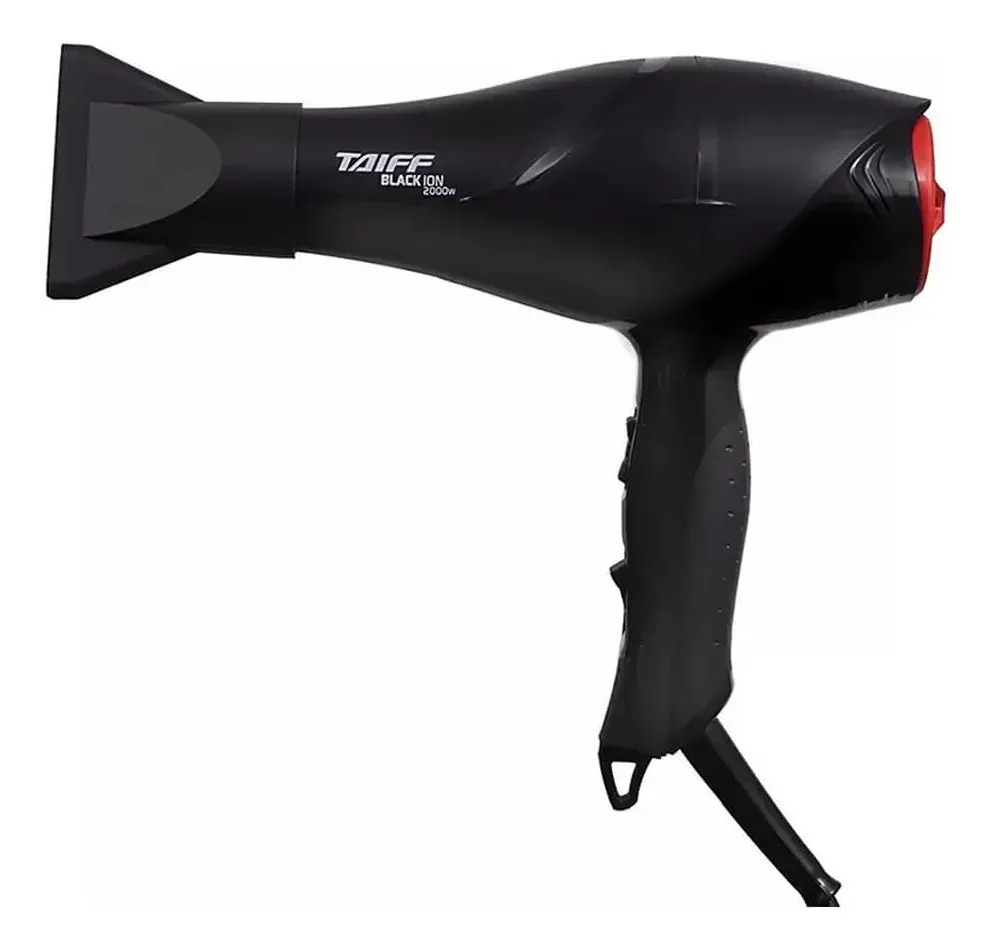 Secador de Cabelo Taiff 2000W Black Ion Preto