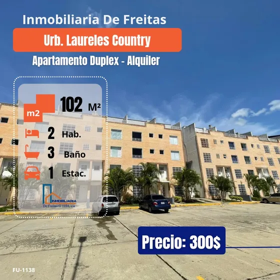 Alquiler De Apartamento Duplex En Laureles Country - Charallave. Estado Miranda 
