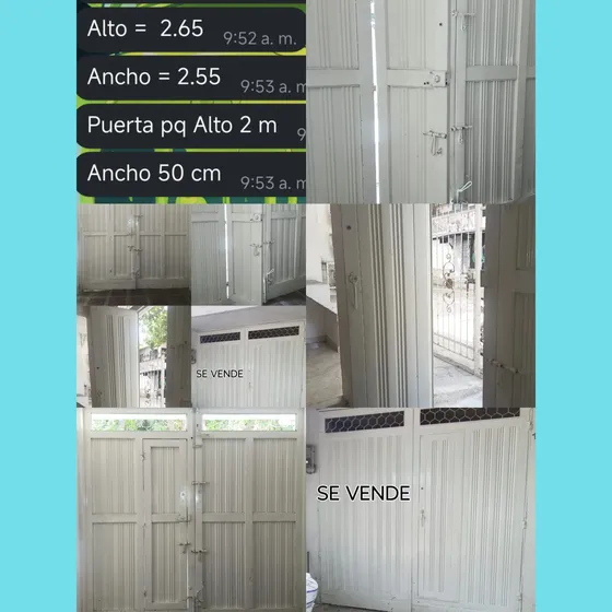 Se Vende Portón De Garaje En Excelente Estado 
