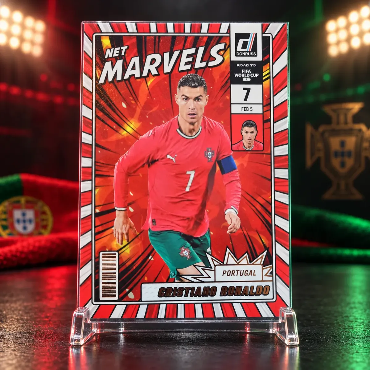 Card Cristiano Ronaldo Net Marvels #2 Panini Copa 2026