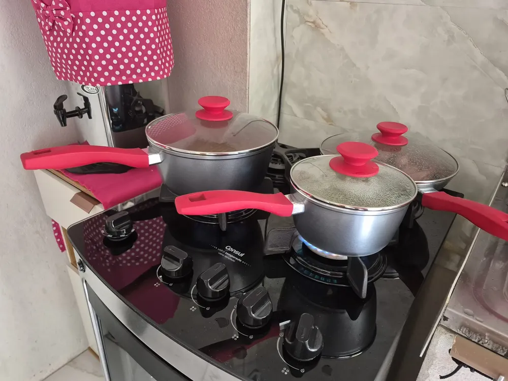Panela Philco Pph160apr Redstone Com Tampa De Vidro 1,4l Cor Cinza