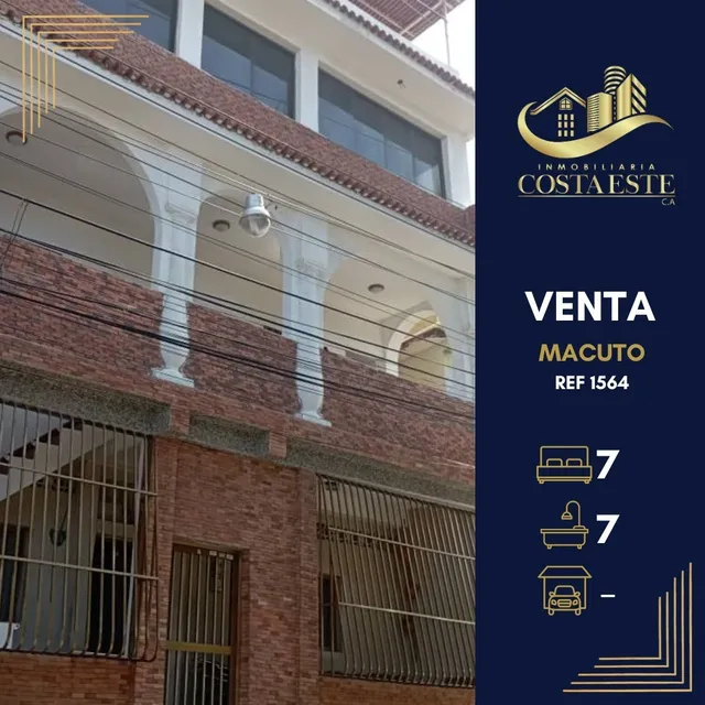 Venta Casa En Macuto Ref 1564