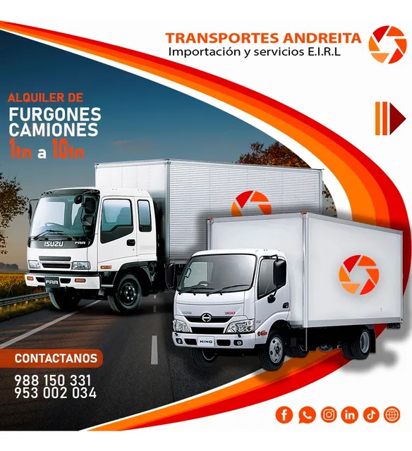 Alquiler De Camiónes Furgones 1 Tn A 10 Tn