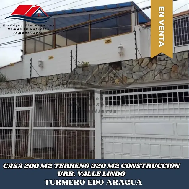 Venta Cómoda Y Preciosa Casa Urb Valle Lindo Turmero Aragua