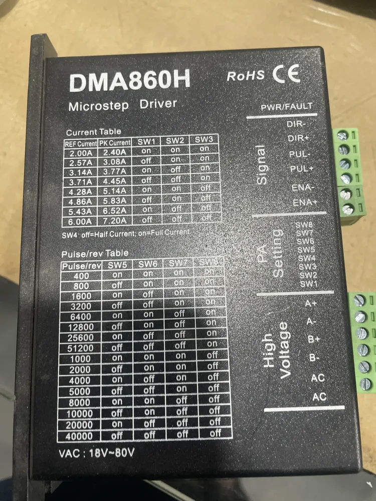 Step Driver Dm860h 7.2a, Ac 20-80v | Frete grátis