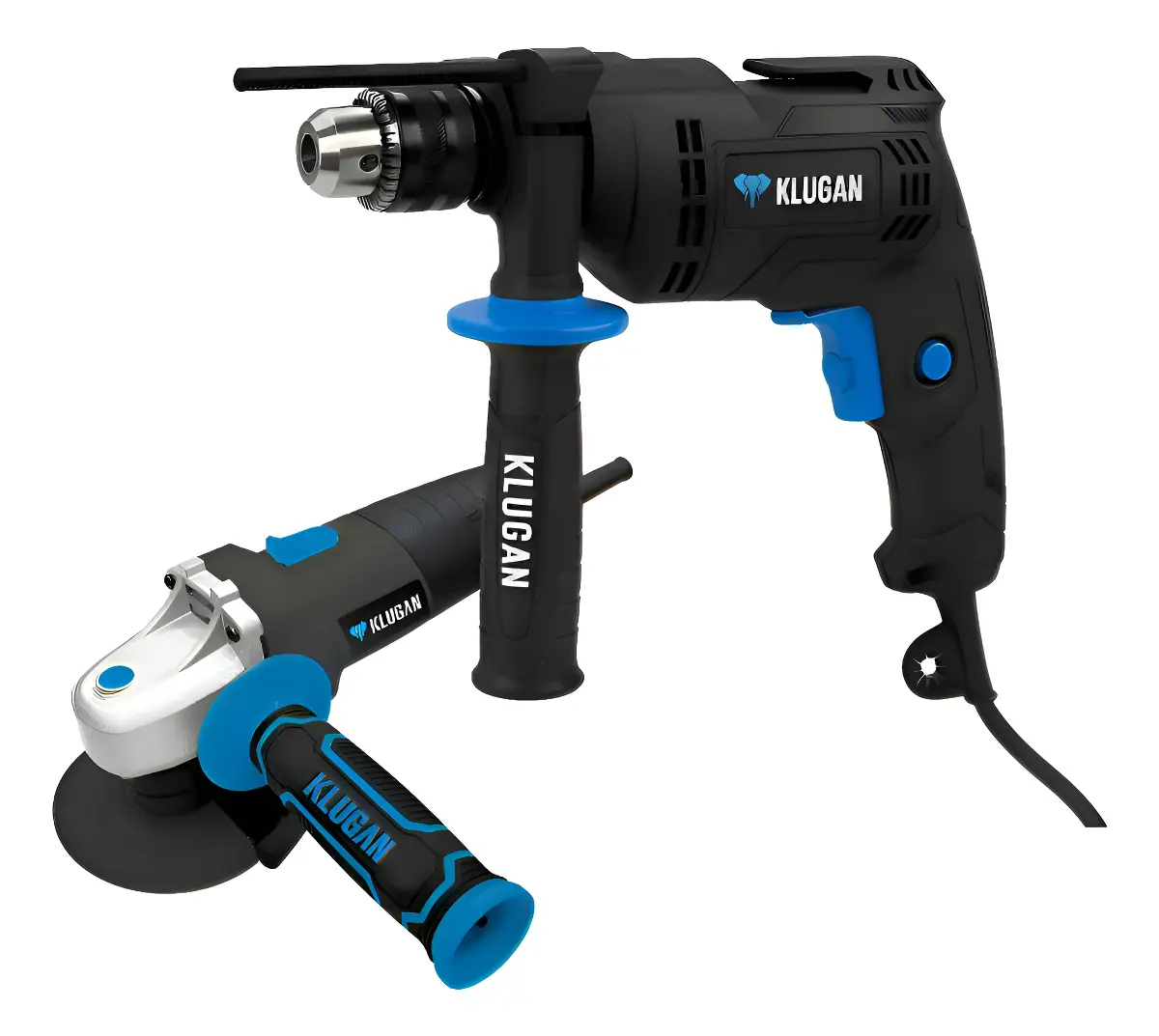 Combo Klugan Amoladora Angular 750w + Taladro Percutor 710w