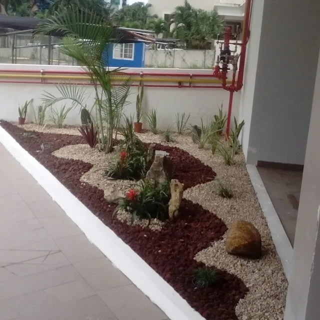 Confección Jardines, Con Piedras,  Potes Artesanal, Plantas.