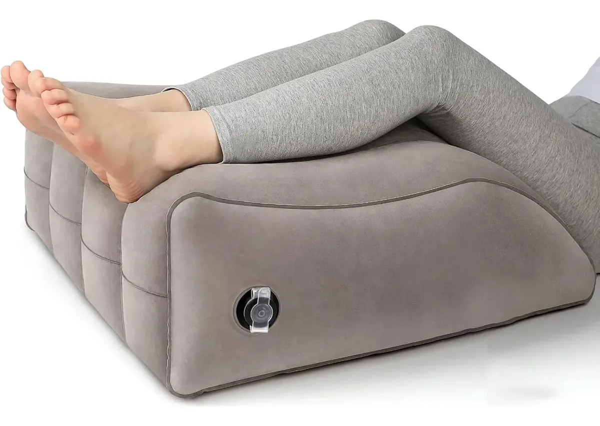 Encosto Apoio De Pernas Bruços Cinza Triangular