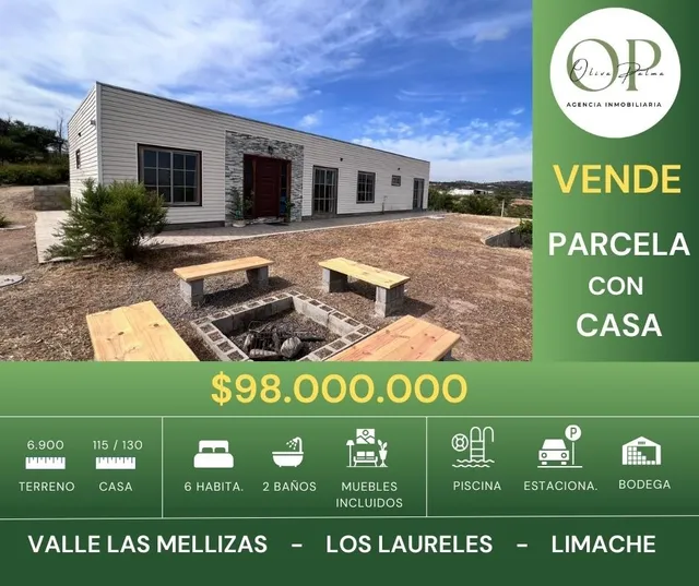 Se Vende Parcela, Valle Las Mellizas, Los Laureles, Limache