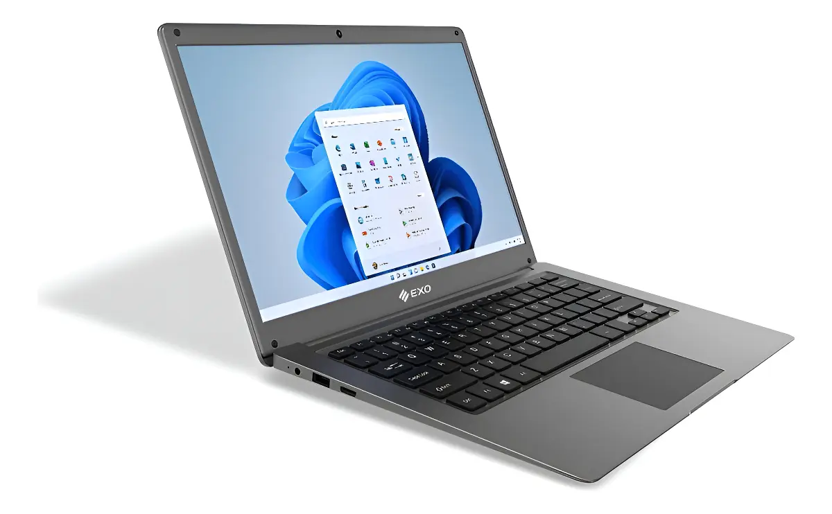 Notebook Exo Smart T38 Intel N4020 4gb Ssd128gb Windows 11 Gris