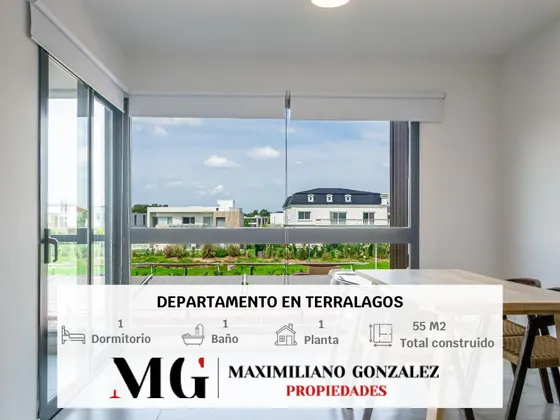 Depto En Alquiler, 2 Ambientes - Terralagos, Canning.