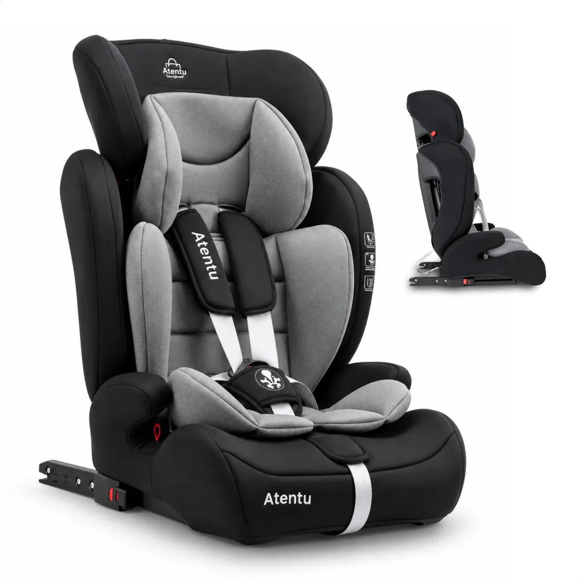 Cadeira Infantil Para Carro Isofix 9 A 36kg Cadeirinha Bebê Cadeirinha Infantil Isofix Preto - cadeira bebe, cadeirinha infantil, cadeira infantil carro, cadeirinha bebe carro