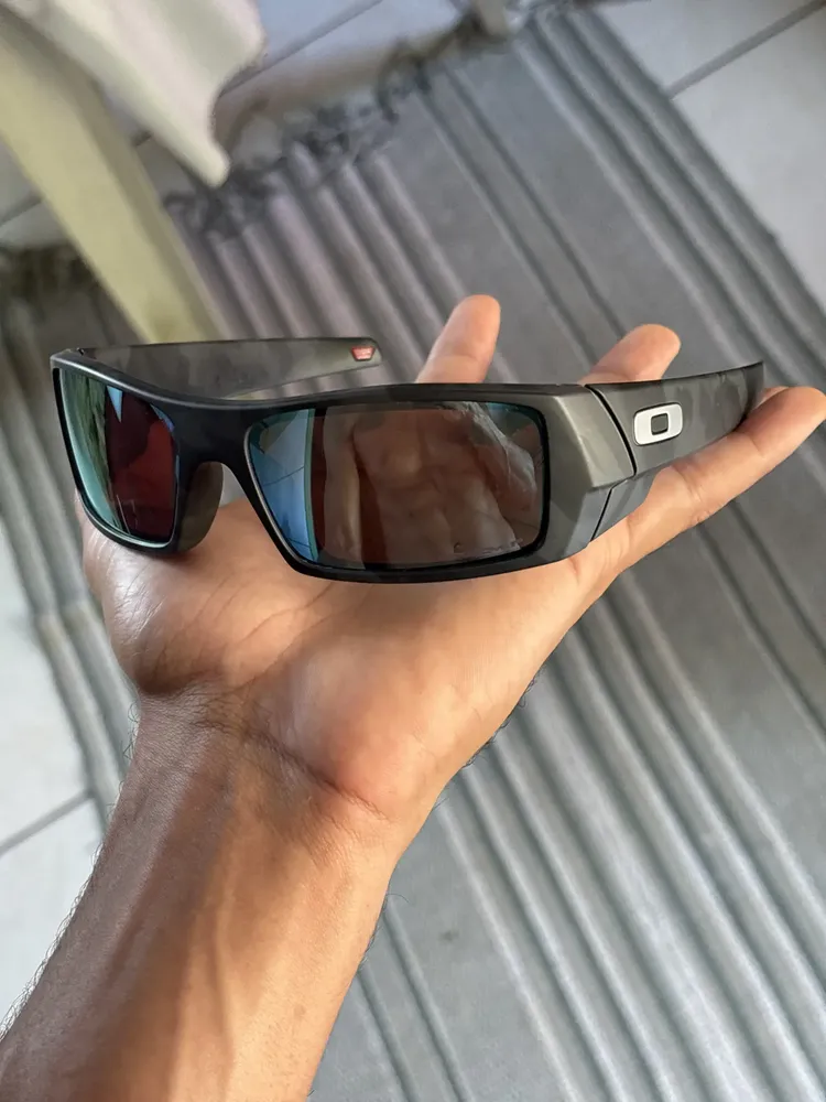 Óculos de Sol Oakley Gascan Matte Black Lentes Prizm Sapphire