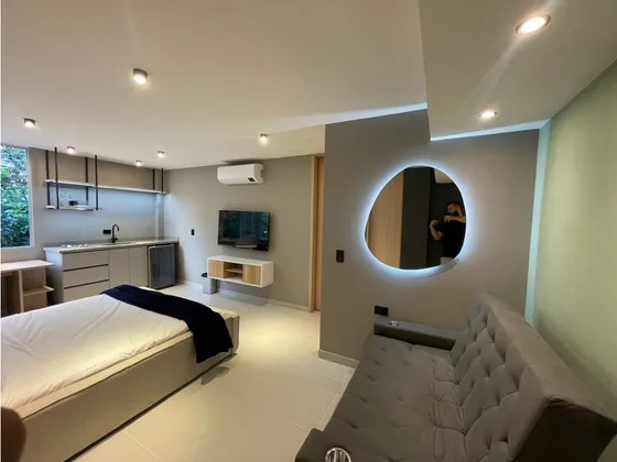 Apartaestudio Amoblado En Arriendo En El Poblado