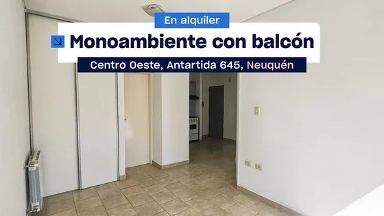 Monoambiente Con Balcón En Alquiler