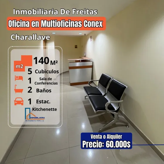 Oficina En Multioficinas Conex, Charallave.