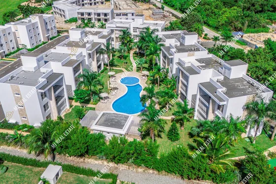 Apartamento En Venta En Playa Nueva Romana, Listo Para Entrega, 2 Habitaciones Con Areas Sociales