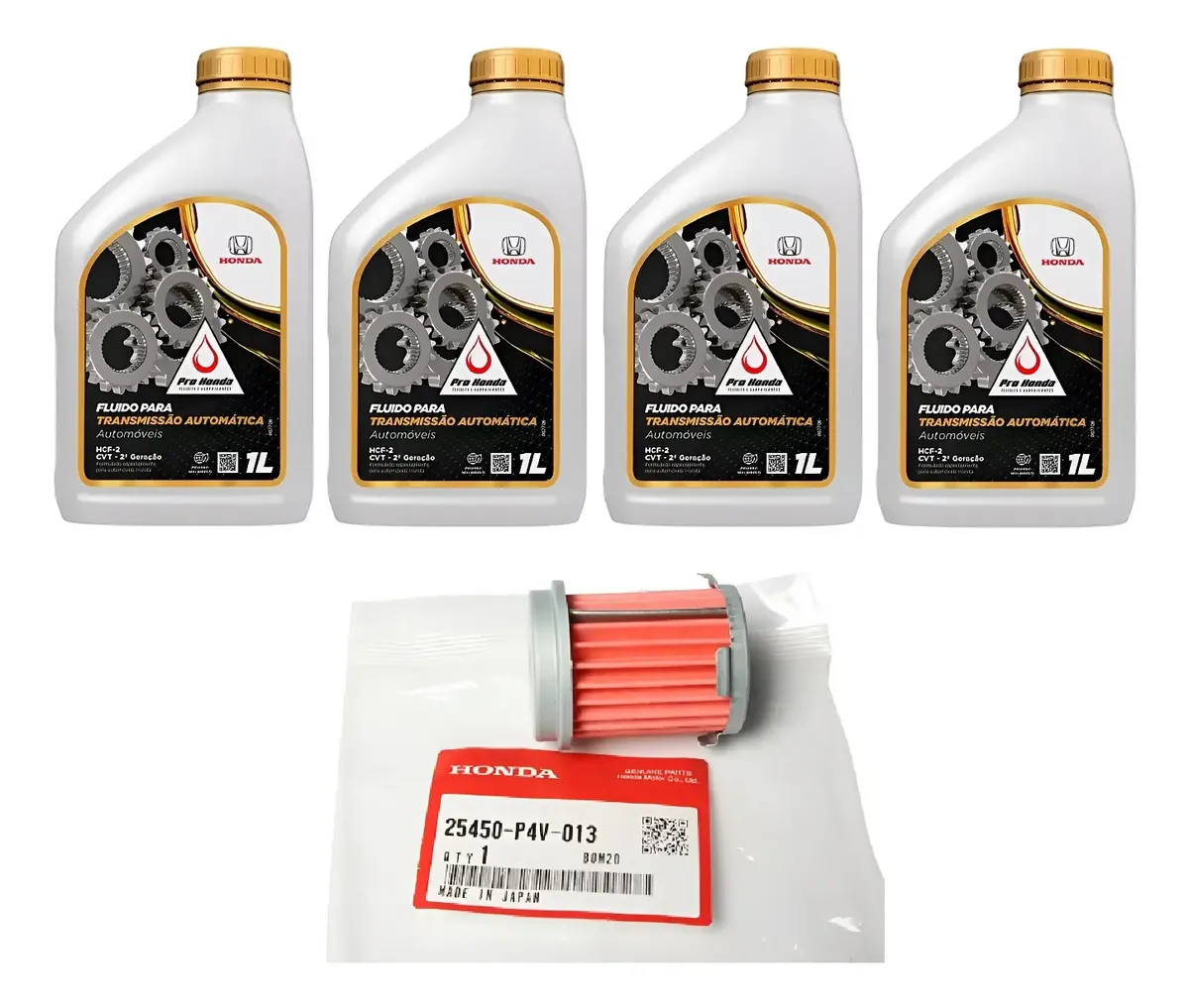4l Óleo + Filtro Câmbio Cvt Honda Civic 2017 A 2021