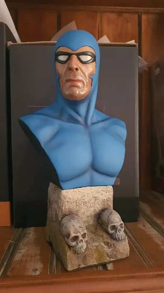 Busto Artesanal - The Phantom Azul (fantasma Azul) 25cm